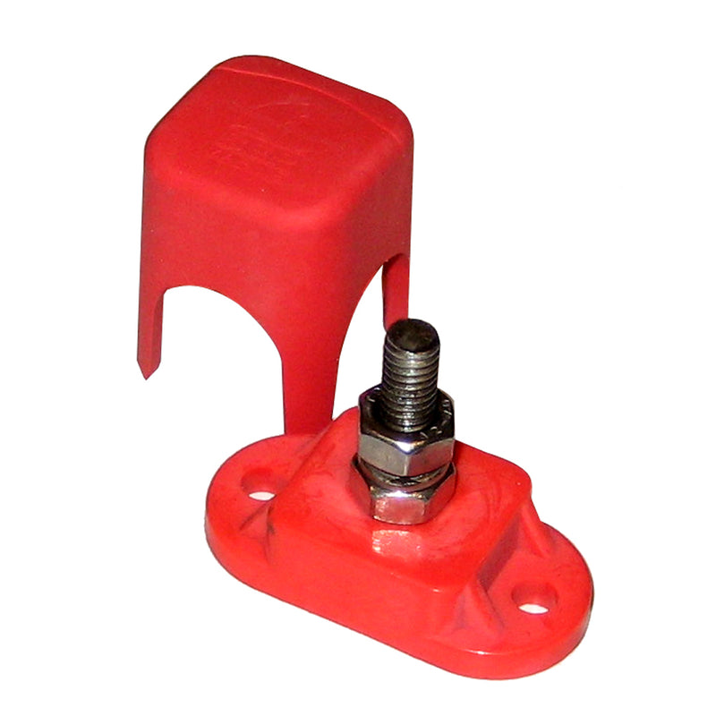 BEP Pro Installer Single Insulated Distribution Stud - 1/4" - Positive [IS-6MM-1R/DSP] - Mealey Marine