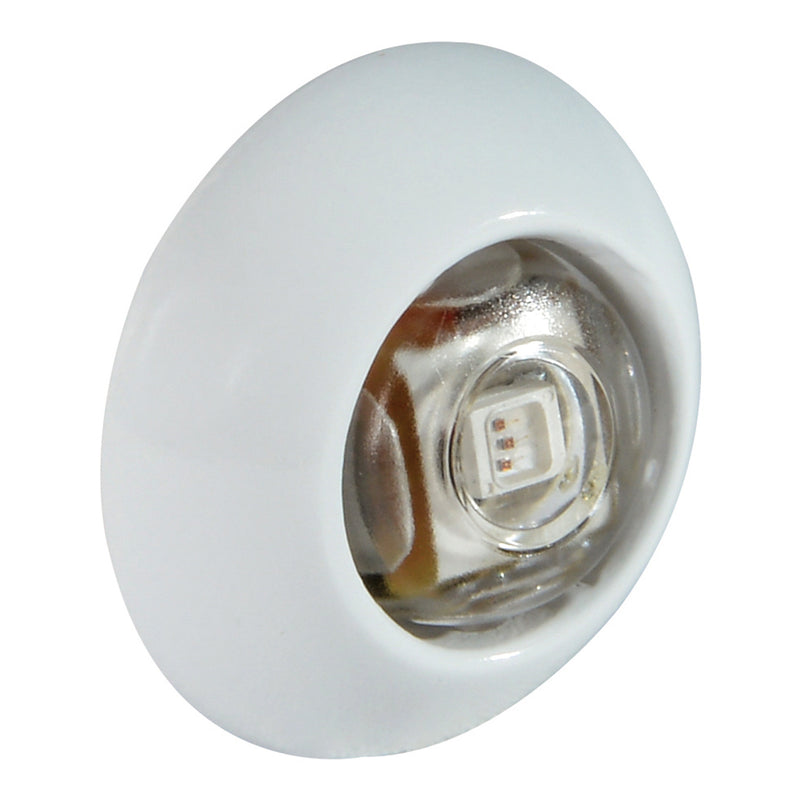 Lumitec Exuma Courtesy Light - White Housing - Blue Light [101053] - Mealey Marine