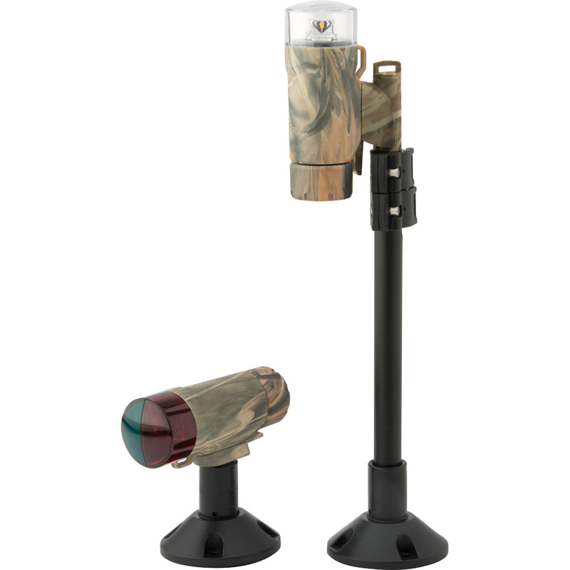 Attwood PaddleSport Portable Navigation Light Kit - Screw Down or Adhesive Pad - RealTree Max-4 Camo [14193-7] - Mealey Marine