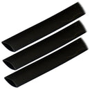 Ancor Adhesive Lined Heat Shrink Tubing (ALT) - 3/4" x 3" - 3-Pack - Black [306103] - Mealey Marine