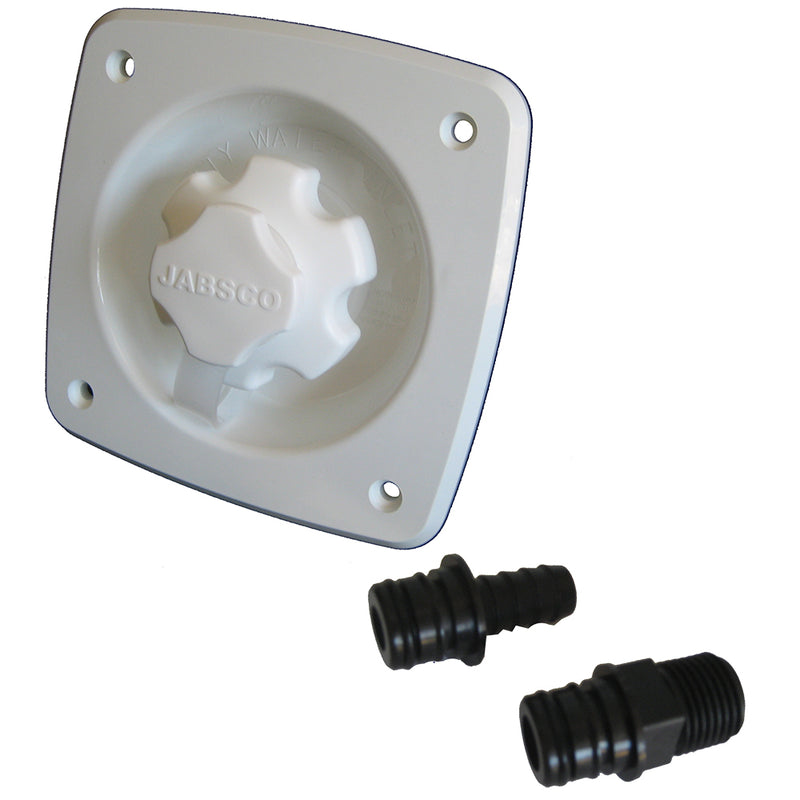 Jabsco Water Pressure Regulator - Flush Mount - White [44412-1045] - Mealey Marine