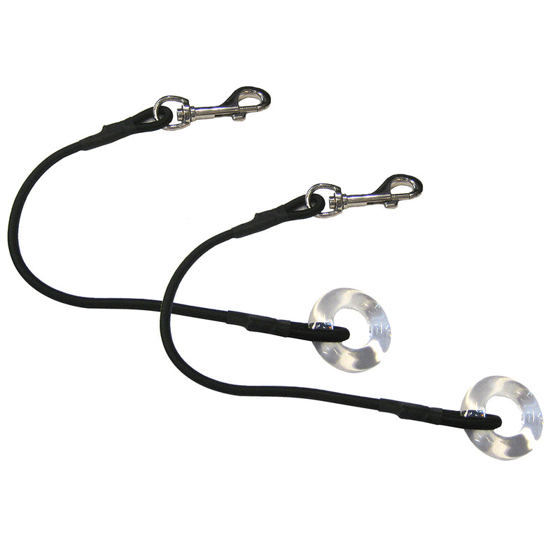 TACO Shock Cord w/Glass Eye (Pair) [COK-0021-2] - Mealey Marine