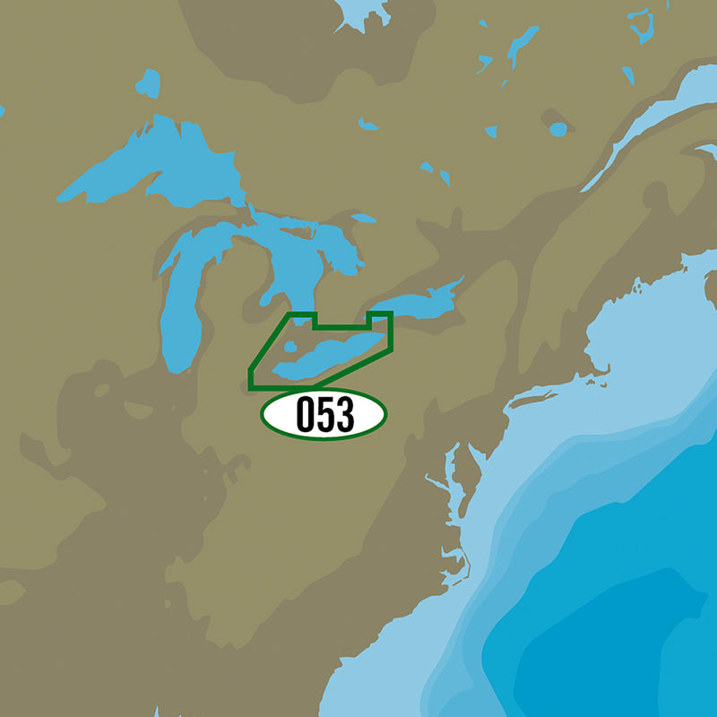 C-MAP MAX NA-M053/SD - Lake Erie & Lake St. Clair Bathymetric SD Format [NA-M053/SD] - Mealey Marine