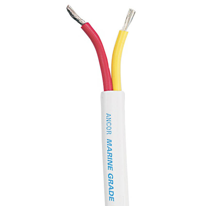 Ancor Safety Duplex Cable - 14/2 AWG - Red/Yellow - Flat - 250' [124525] - Mealey Marine