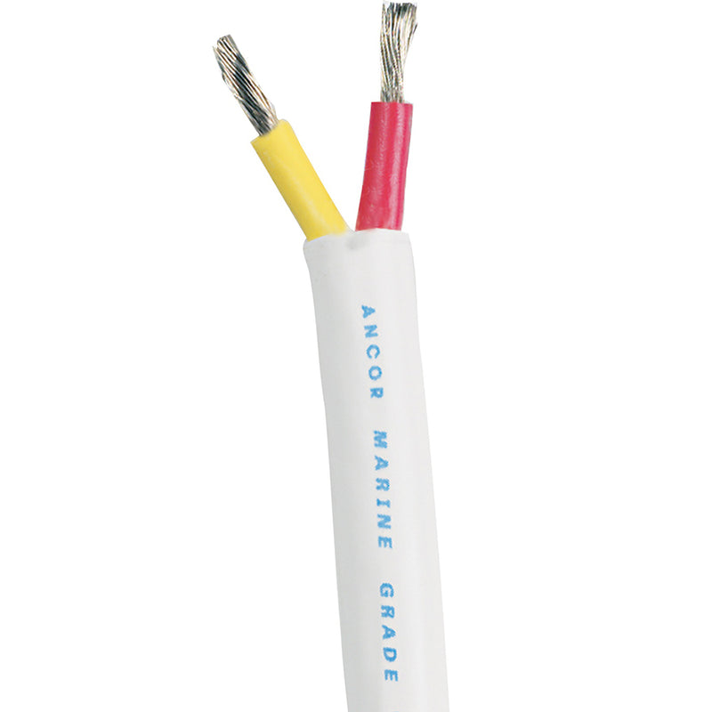 Ancor Safety Duplex Cable - 14/2 AWG - Red/Yellow - Round - 100' [126510] - Mealey Marine