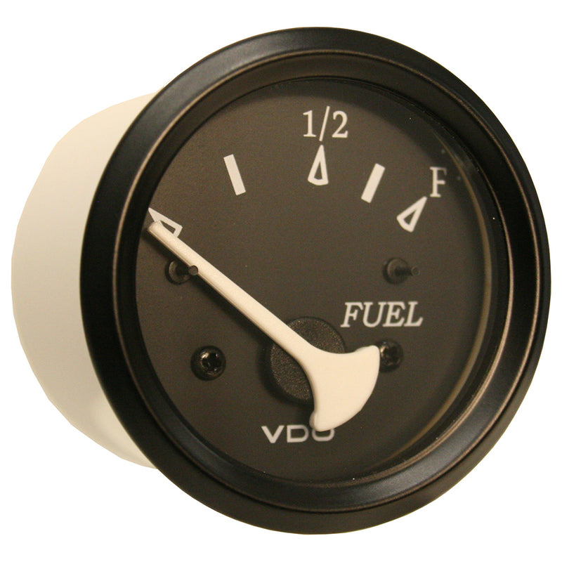 VDO Cockpit Marine 52mm (2-1/16") Fuel Level Gauge - Black Dial/Bezel [301-11802] - Mealey Marine