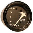 VDO Cockpit Marine Trim Gauge - f/Evinrude and Johnson Engines - Black Dial/Bezel [382-11804] - Mealey Marine