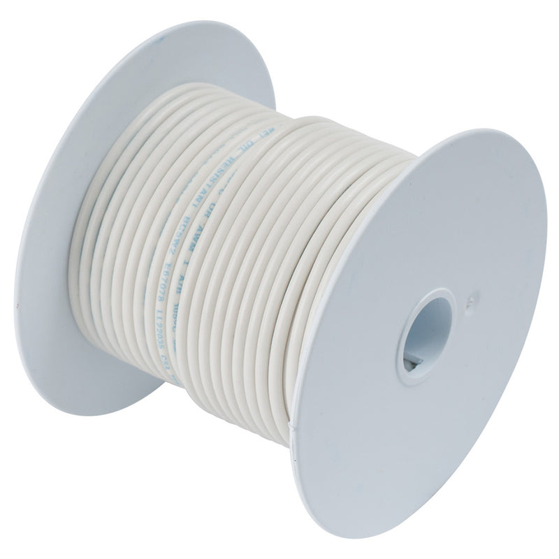 Ancor White 10 AWG Tinned Copper Wire - 25' [108902] - Mealey Marine