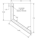 TACO Stainless Steel Table Column [F16-0005A] - Mealey Marine