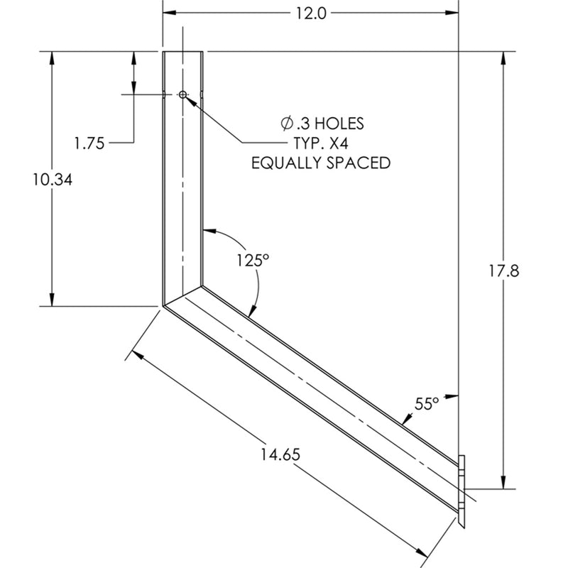 TACO Stainless Steel Table Column [F16-0005A] - Mealey Marine