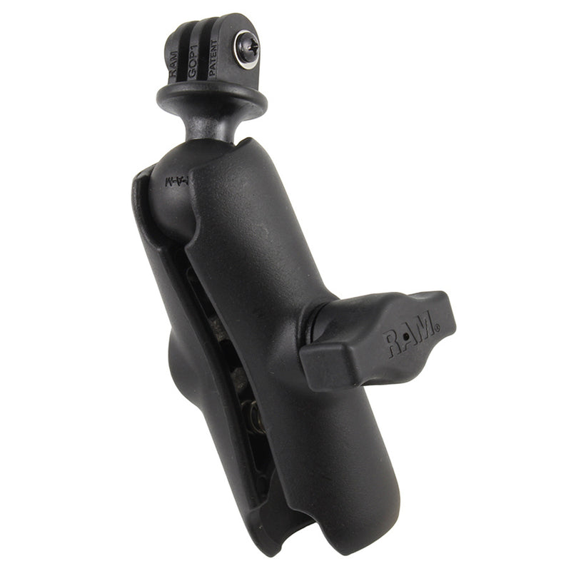 RAM Mount GoPro Hero Adapter with Double Socket Arm [RAM-B-202-GOP1-201U] - Mealey Marine