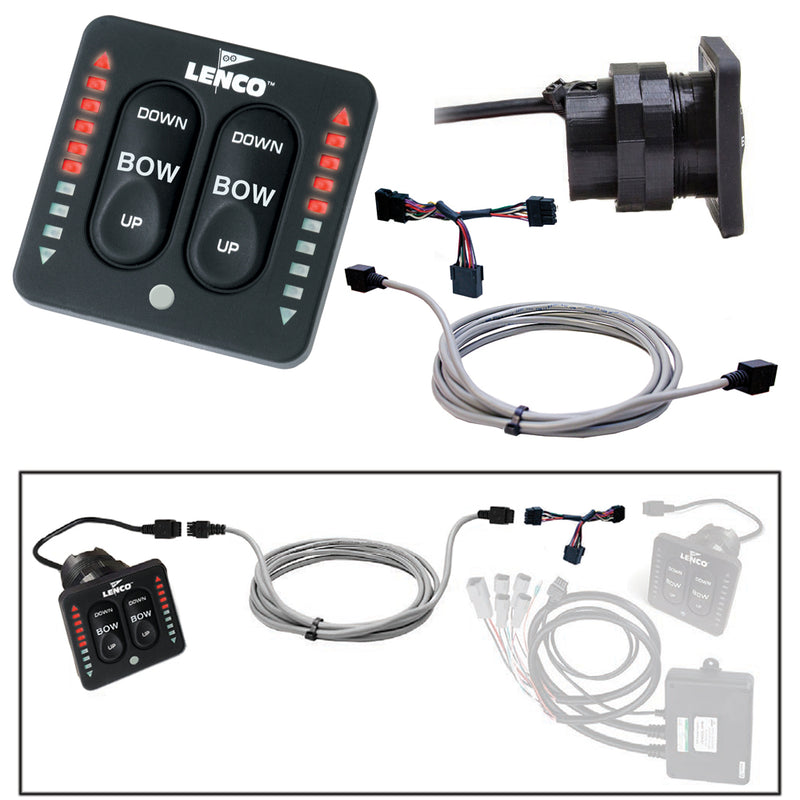 Lenco Flybridge Kit f/LED Indicator Key Pad f/Two-Piece Tactile Switch - 30' [11941-003] - Mealey Marine