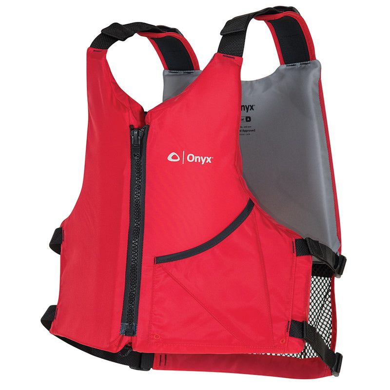 Onyx Universal Paddle Vest - Adult Universal - Red [121900-100-004-17] - Mealey Marine