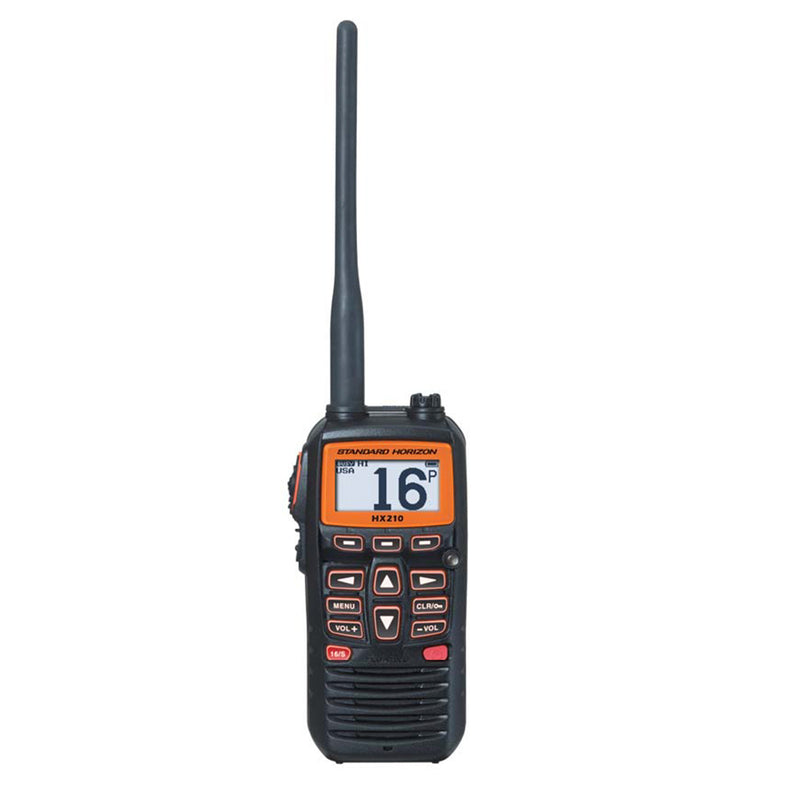 Standard Horizon HX210 6W Floating Handheld Marine VHF Transceiver [HX210] - Mealey Marine