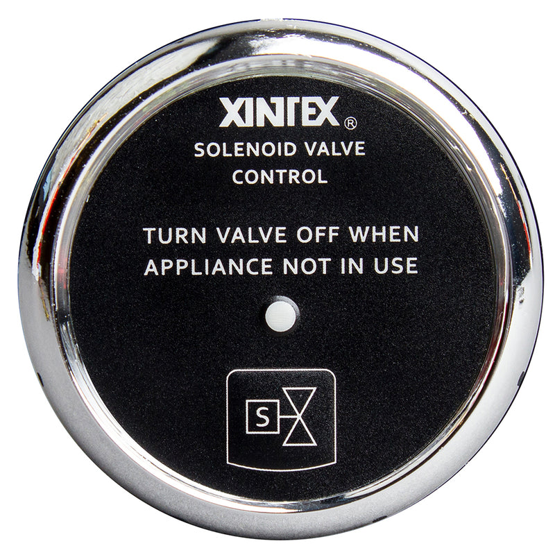 Xintex Propane Control & Solenoid Valve w/Chrome Bezel Display [C-1C-R] - Mealey Marine