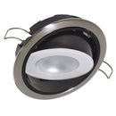 Lumitec Mirage Positionable Down Light - Spectrum RGBW Dimming - Polished Bezel [115117] - Mealey Marine