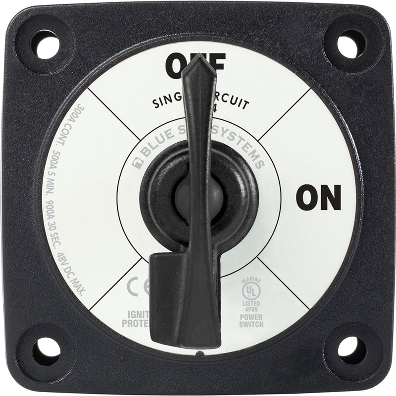 Blue Sea 6004200 Single Circuit ON-OFF w/Locking Key - Black [6004200] - Mealey Marine