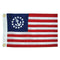 Taylor Made 16" x 24" Deluxe Sewn US Yacht Ensign Flag [8124] - Mealey Marine