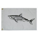 Taylor Made 12" x 18" Shark Flag [3218] - Mealey Marine