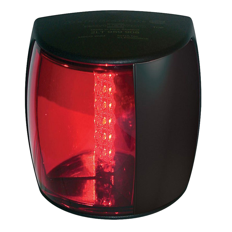 Hella Marine NaviLED PRO Port Navigation Lamp - 2nm - Red Lens/Black Housing [959900001] - Mealey Marine