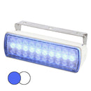 Hella Marine Sea Hawk XL Dual Color LED FloodLights - Blue/White LED - White Housing [980950071] - Mealey Marine