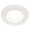 Hella Marine EuroLED 75 3" Round Screw Mount Down Light - White LED - White Plastic Rim - 24V [958110111] - Mealey Marine