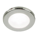 Hella Marine EuroLED 75 3" Round Screw Mount Down Light - White LED - Stainless Steel Rim - 24V [958110121] - Mealey Marine