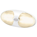 Hella Marine DuraLED 12 Interior/Exterior Lamp - Warm White LED - White Housing [959700701] - Mealey Marine