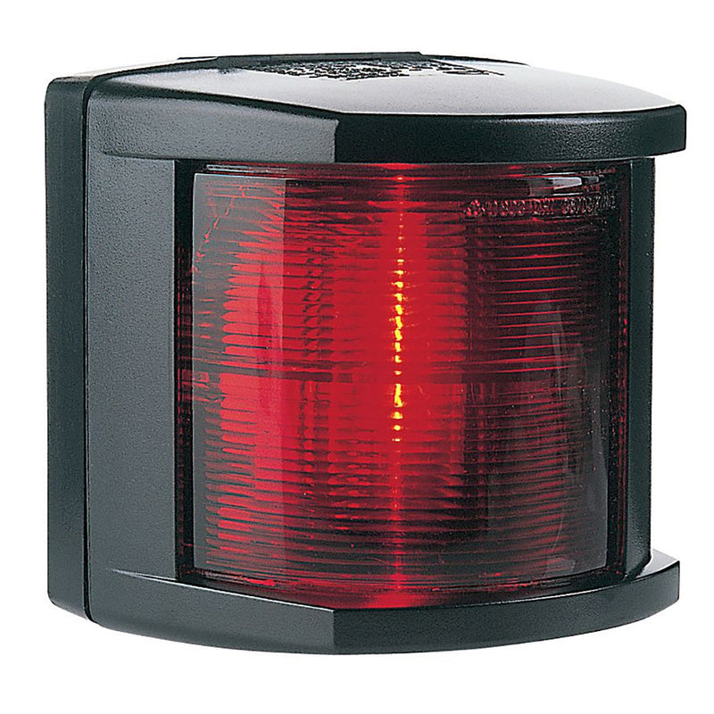 Hella Marine Port Navigation Light - Incandescent - 2nm - Black Housing - 12V [002984335] - Mealey Marine