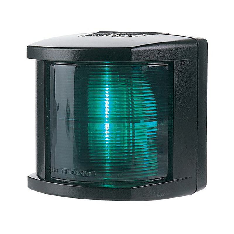 Hella Marine Starboard Navigation Light - Incandescent - 2nm - Black Housing - 12V [002984345] - Mealey Marine