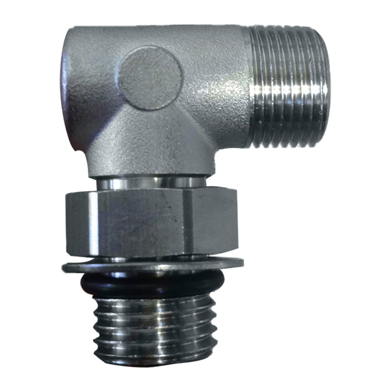 Uflex90 Adjustable Fitting f/Back of UP Series Helms ORB 6 to 3/8" COMP [AF90] - Mealey Marine