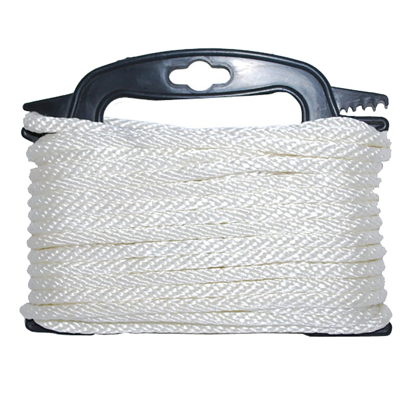 Attwood Braided Nylon Rope - 3/16" x 100' - White [117553-7] - Mealey Marine