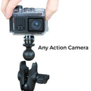 RAM Mount RAM 1" Ball Adapter for GoPro Bases with Short Arm and Action Camera Adapter [RAP-B-GOP2-A-GOP1U] - Mealey Marine