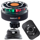 Navisafe Navilight Tricolor 2NM w/Navibolt Base  RIB Mount - Black [342KIT2] - Mealey Marine