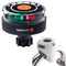 Navisafe Navilight Tricolor 2NM w/Navibolt Base  Rail Mount - White [342KIT3] - Mealey Marine