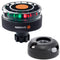 Navisafe Navilight Tricolor 2NM w/Navibolt Base  Horizontal Mount - Black [342KIT7] - Mealey Marine