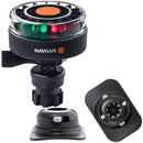 Navisafe Navilight 2NM Tricolor w/Navimount Base  RIB Mount - Black [340KIT2] - Mealey Marine