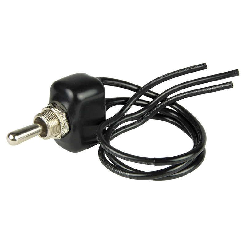 BEP SPST PVC Coated Toggle Switch - OFF/(ON) [1002003] - Mealey Marine