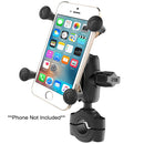 RAM Mount RAM Torque 3/4" - 1" Diameter Handlebar/Rail Base with 1" Ball, Short Arm and X-Grip for Phones [RAM-B-408-75-1-A-UN7U] - Mealey Marine