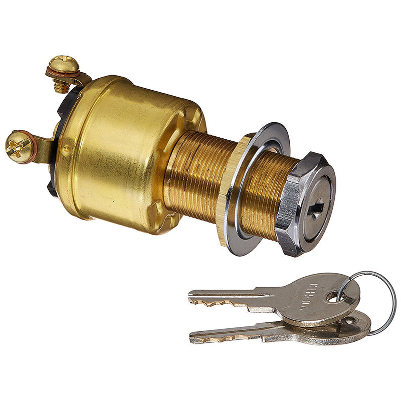 Cole Hersee 4 Position Brass Ignition Switch [M-712-BP] - Mealey Marine