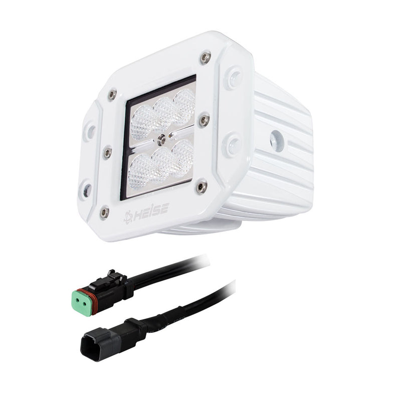 HEISE 6 LED Marine Cube Light - Flush Mount - 3" [HE-MFMCL3] - Mealey Marine