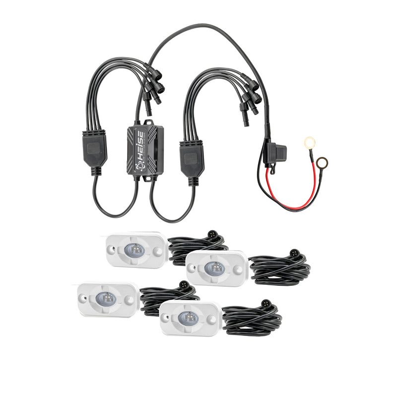 HEISE RBG Accent Light Kit - 4 Pack [HE-4MLRGBK] - Mealey Marine