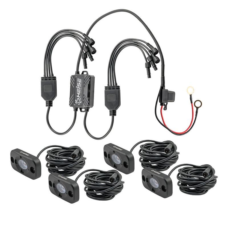 HEISE RGB Accent Lighting Kit - 4 Pack [HE-4TLRGBK] - Mealey Marine