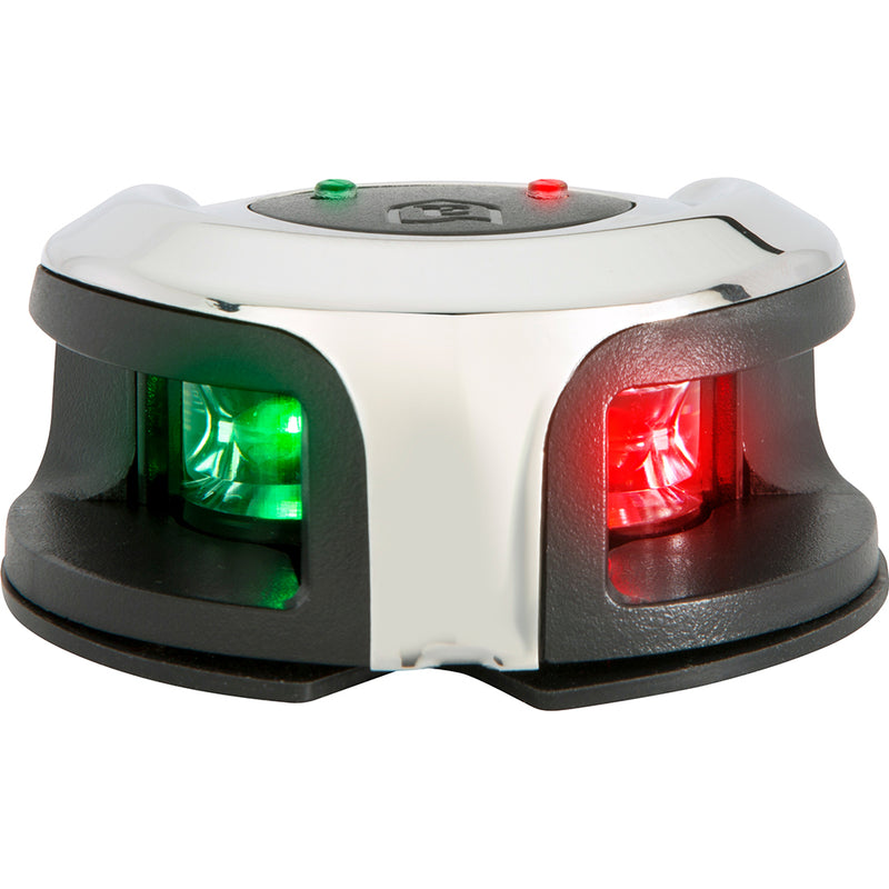 Attwood LightArmor Bow Mount Navigation Light - Stainless Steel - Bi-Color - 2NM [NV2002SS-7] - Mealey Marine