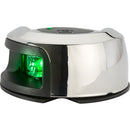 Attwood LightArmor Deck Mount Navigation Light - Stainless Steel - Starboard (green) - 2NM [NV2012SSG-7] - Mealey Marine