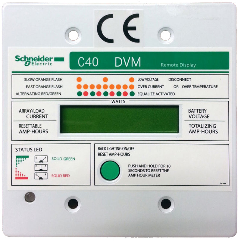 Xantrex C-Series Digital Remote w/50 Cable [CM/R-50] - Mealey Marine