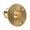 Whitecap Top-Mounted Flag Pole Socket Polished Brass - 1" ID [S-5002B] - Mealey Marine