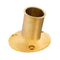 Whitecap Top-Mounted Flag Pole Socket Polished Brass - 1" ID [S-5002B] - Mealey Marine