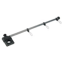 Whitecap 17" Rail Mount Flag Pole - 1/2" Diameter, Stainless Steel Staff Nylon Mount [S-5010] - Mealey Marine