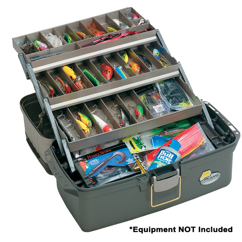 Plano Guide Series Tray Tackle Box - Graphite/Sandstone [613403] - Mealey Marine